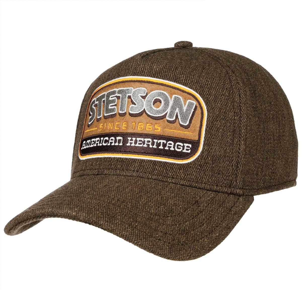 Stetson Berretto Con Visiera Trucker Cap Realizzato In Lana E Lino