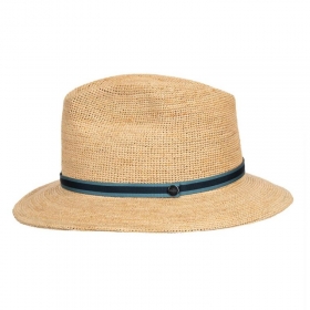 BORSALINO Cappello da uomo in rafia alluncinetto BORSALINO Cappello da uomo in rafia alluncinetto