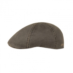 STETSON Coppola uomo in cotone stile ecopelle STETSON Coppola uomo in cotone stile ecopelle